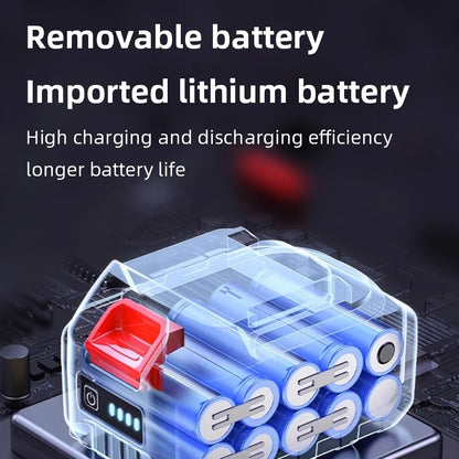 20V Electric Snow Plow Small Hand-pushed Snow Removal Machine Road Household Snow Shoveling Snow Blower 1 Battery or No Battery