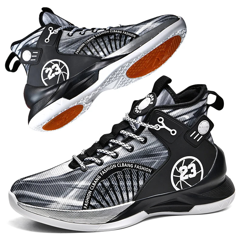 Men Basketball Shose Fashion Sneakers Breathable Running Shoes Non Slip Sport Shoes