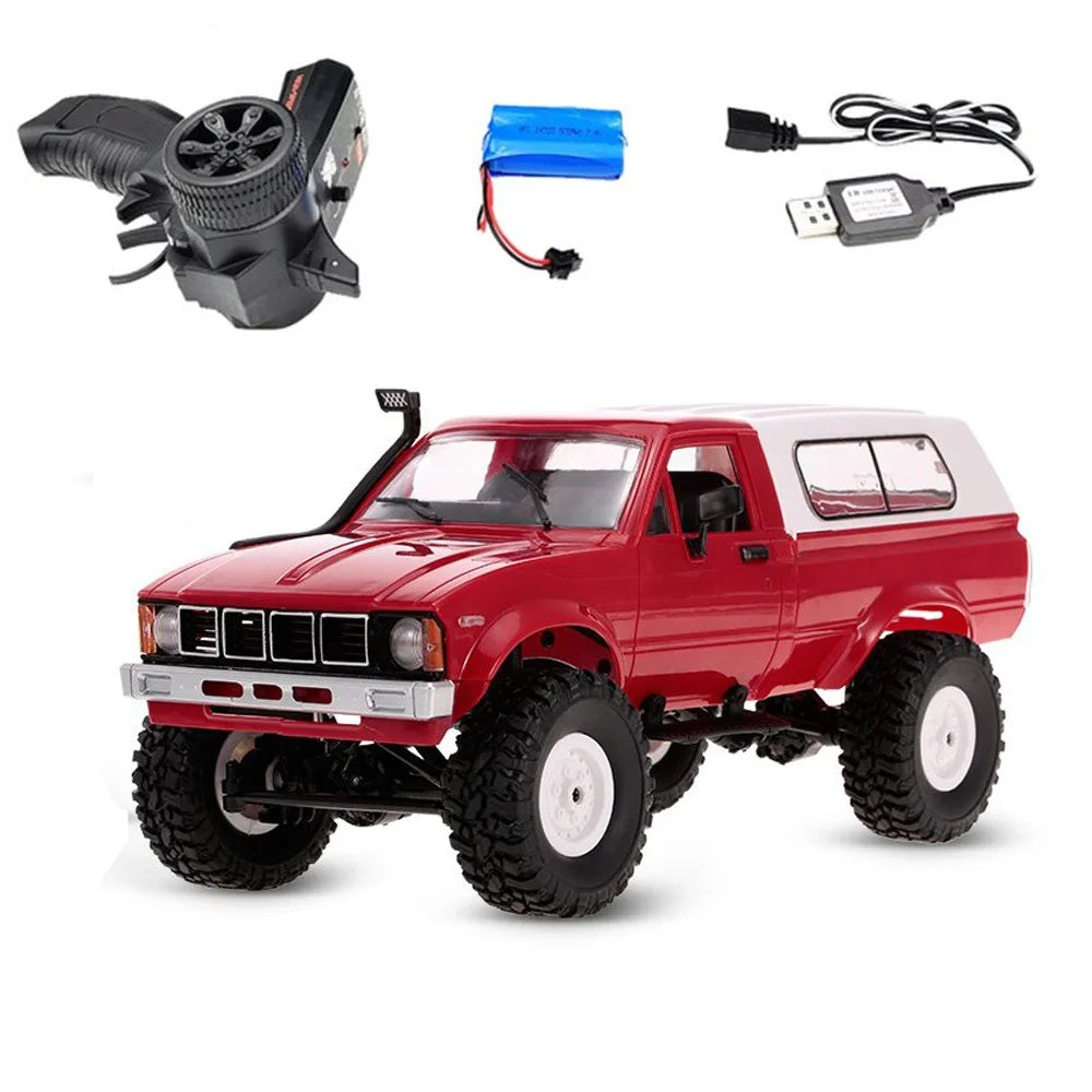 WPL C-24 Full Scale Remote Control Car 1:16 2.4G 4WD Climbing Car RC Remote Control Model Toy Gift Boy