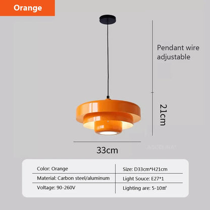 Nordic Pendant Light Medieval Aluminum Ceiling Chandelier for Living Room Bedroom Dining Room Bar Simple Indoor Home Decor Light