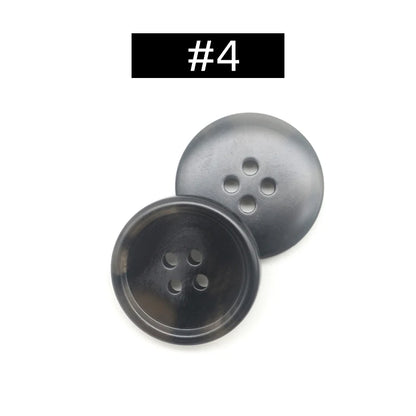 20pcs Resin 4 Holes Buttons Sewing Accessories Size Complete for Clothing Decorative Plastic Buttons Handmade DIY