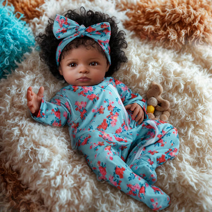 1PC Reborn Doll 20 "beautiful realistic cloth body doll, suitable for children over 3 years old, birthday gifts,