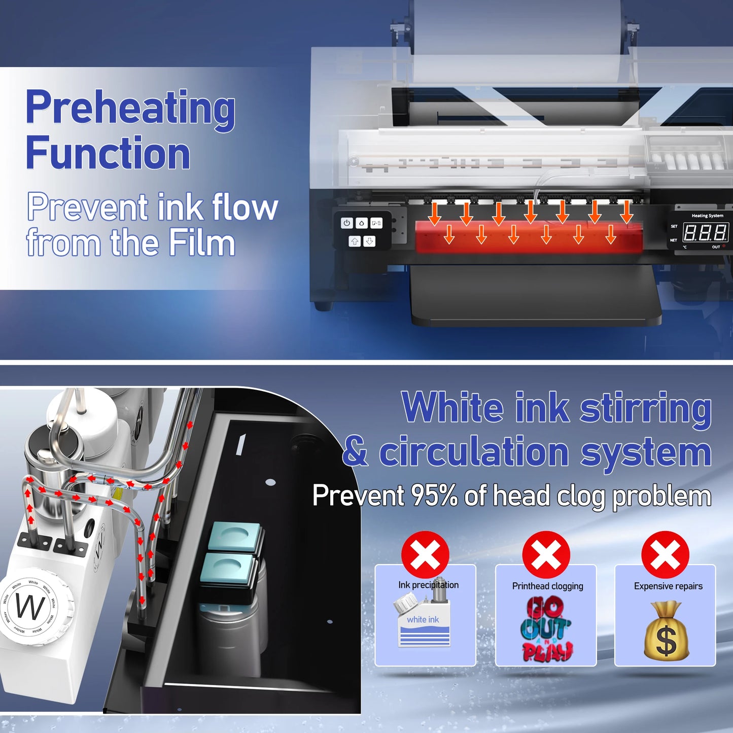 Colorsun A4 DTF Printer Impressora a4 dtf Printing Machine For Epson L805 Direct to Film DTF Printers For T-shirt Hoodies