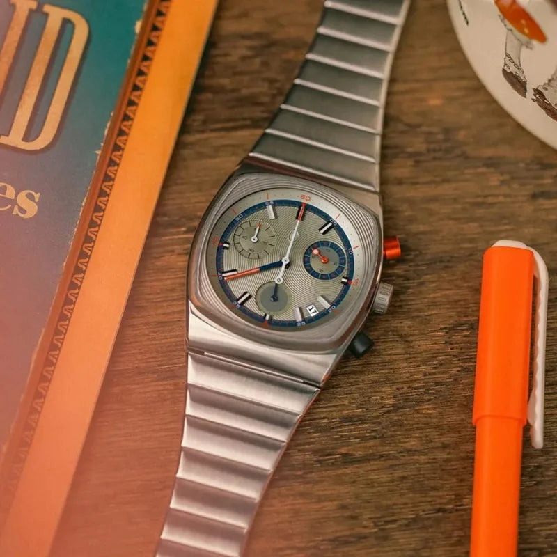 CILOA sports square green watch men's brand authentic 2025 new trend fashion high quality light luxury gift quartz watch