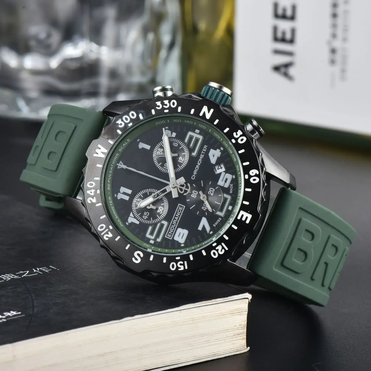 Men's Luxury Business Chronograph Watch - Multi-Function Quartz, Durable Date AAA+ Quality, Professional Style