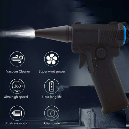 Electric Air Duster 180W 200000 RPM Jet Dry Blower Stepless Speed Type For Cleaning Outdoor Equipment Computers Keyboards