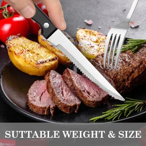24 pcs flatwar‌ Stainless Steel Tableware Set 24 Pieces 4 Person Cutlery Set with Steak Knives Dinner Fork Spoon  for Home Part