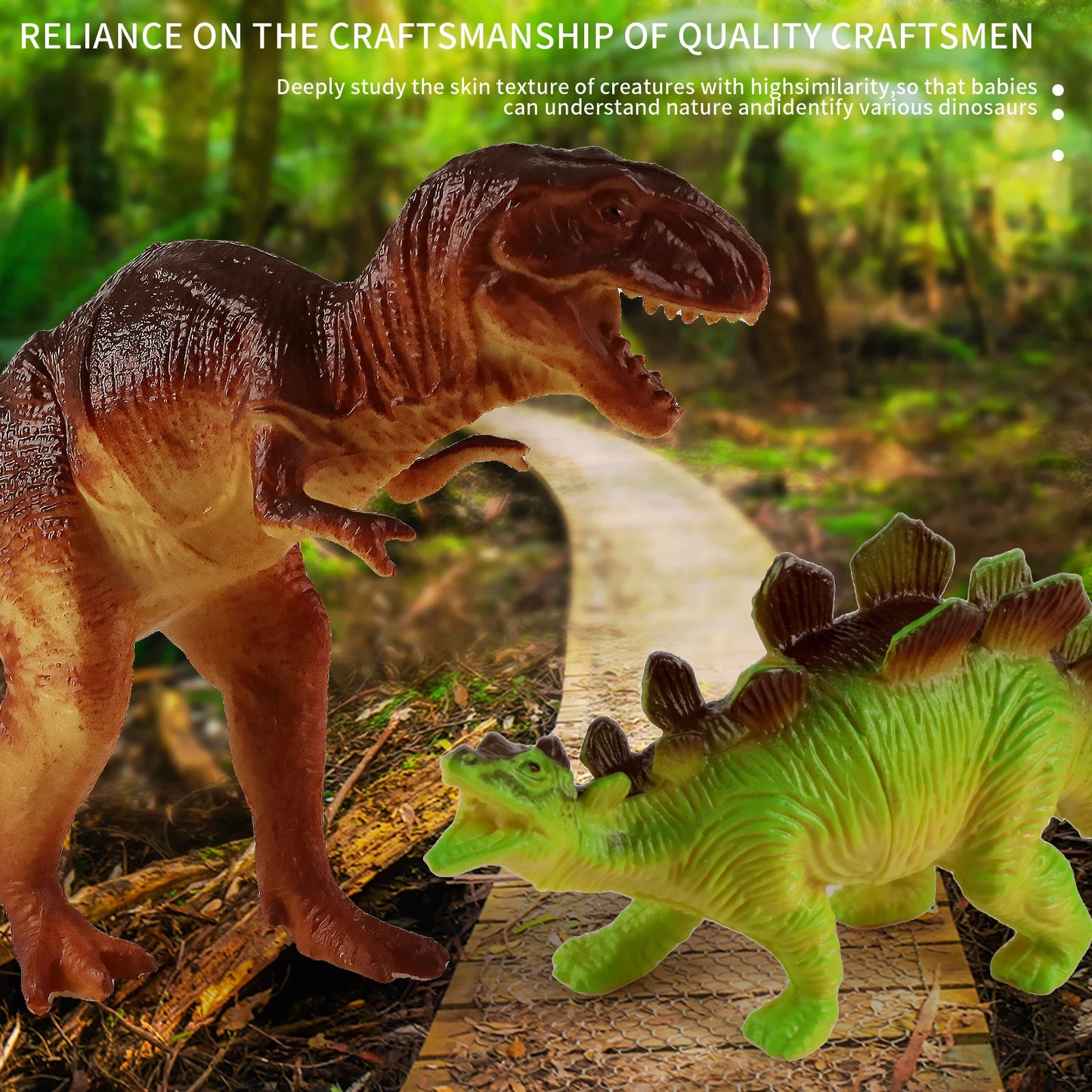 Bucket children's simulated animal model dinosaur boy and girl early education cognitive toy