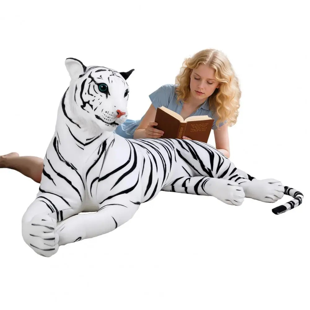 Giant Tiger Pillow, Life Size Tiger Toy, Lifesize Stuffed Animal Doll, Big Tiger Stuffed Animal, Extra Large, Plush Lifesize