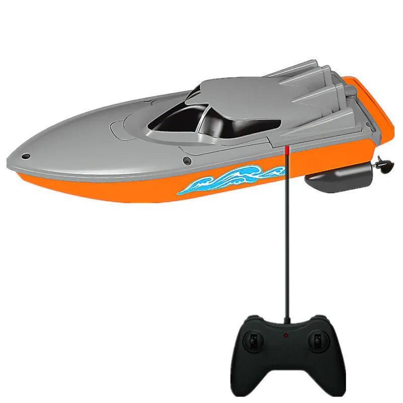 Mini RC Boat High-Speed Remote Control Boats Child Model Water Racer RC Boats Kids Boys Outdoor Pool Toys Gifts for Boy Adults