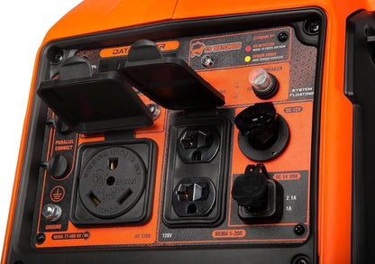 Quiet and Lightweight 3600-Watt Dual Fuel RV-Ready Portable Inverter Generator with Fuel Shut Off and CO Watchdog (DF360iX)