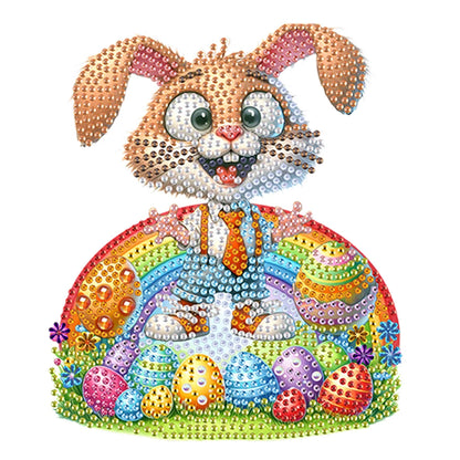 2D/Flat DIY Diamond Painting Kit Diamond Painting Tabletop Ornaments Kit Acrylic Shaking Head Ornament Desktop Diamond Art Kits