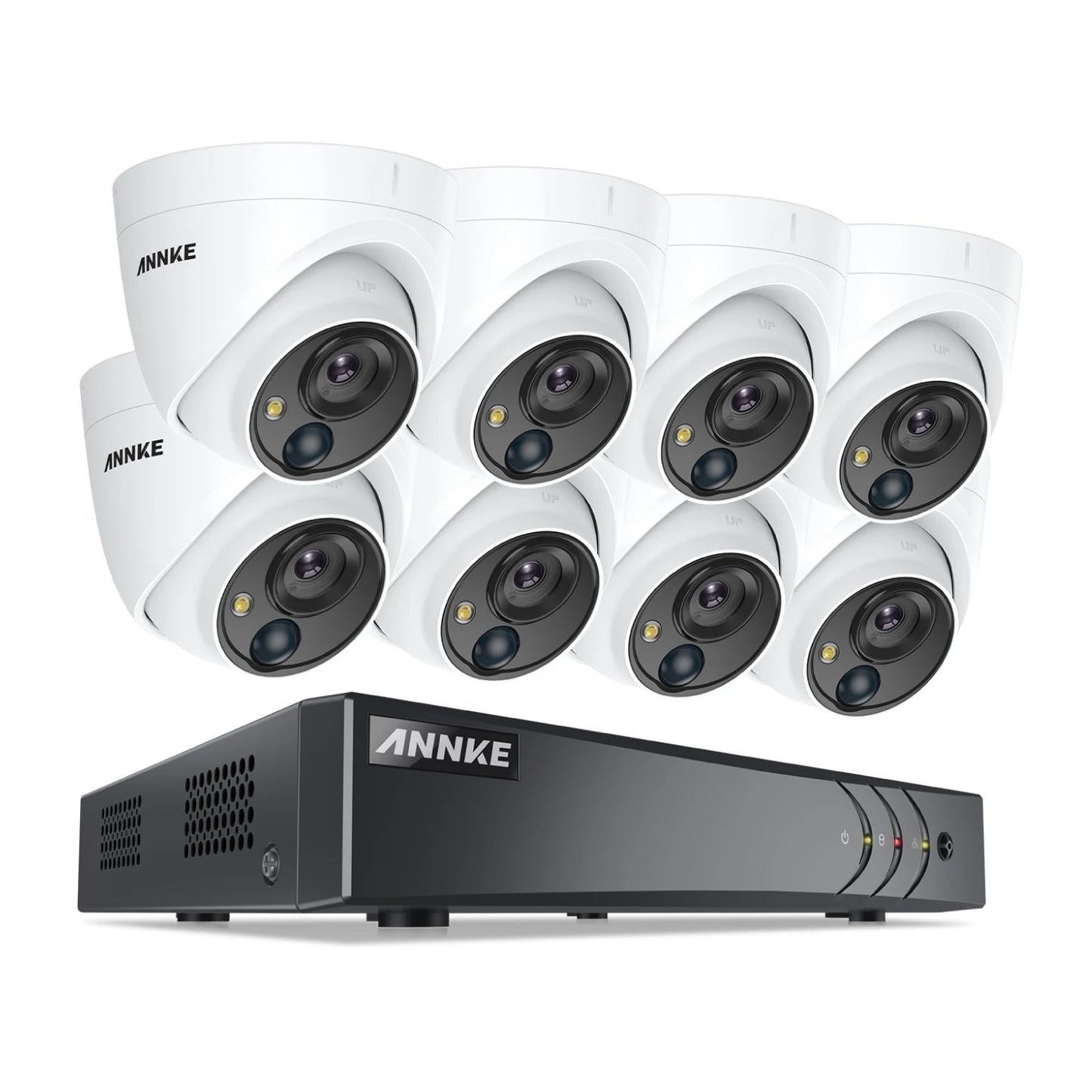 ANNK H.265+ 5MP Lite Ultra HD 8CH DVR CCTV Security System 4/8PCS Outdoor 5MP EXIR Night Vision Camera  Video Surveillance Kit