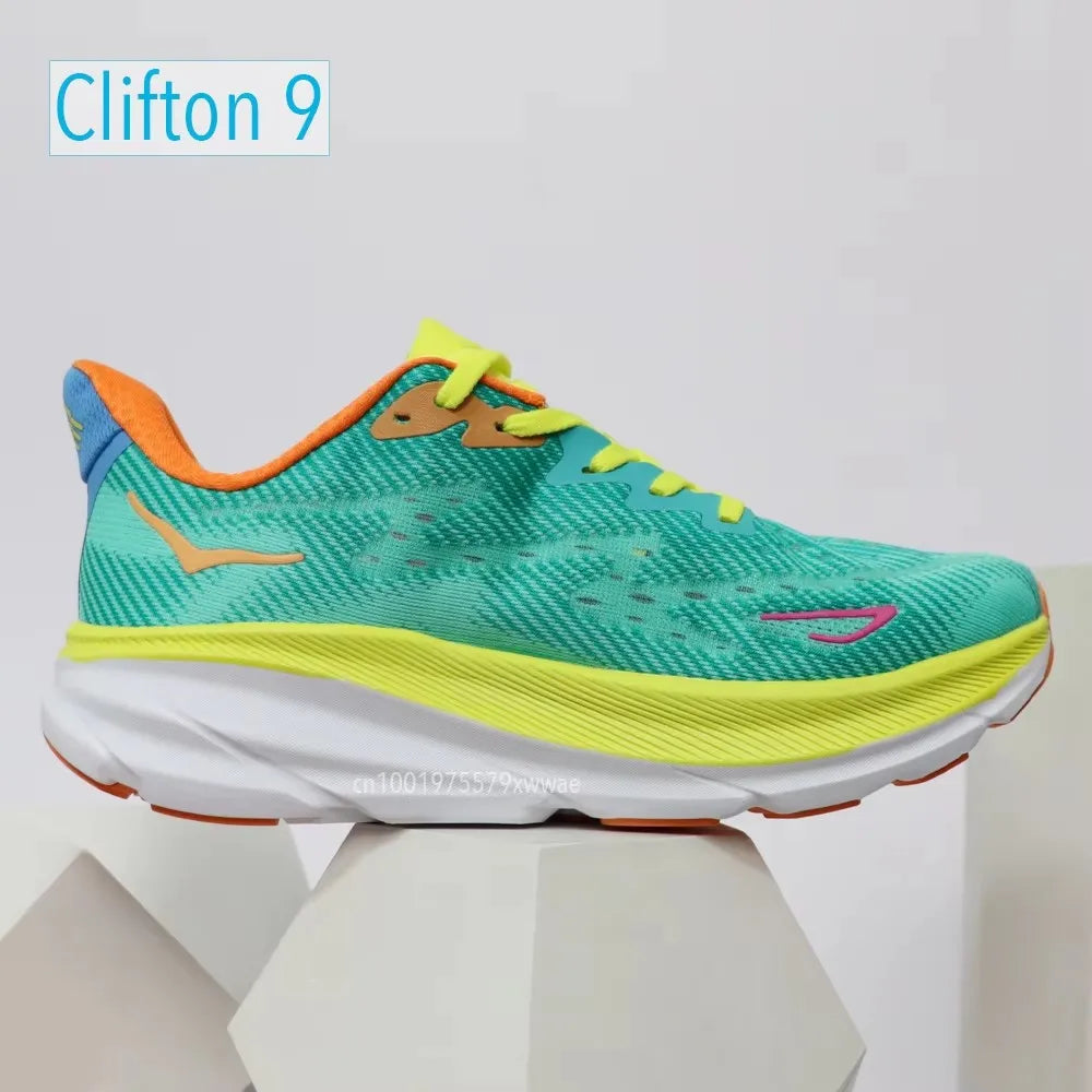 Brand Sneakers Clifton 9 Running Shoes Light Outdoor Sports Trainers Lifestyle Shock Absorption Athletic Shoes For Men And Women