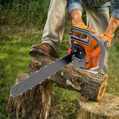 Gas Chainsaw 58Cc Gas Powered Chain Saw 20 Inch Handheld Cordless Petrol Chainsaws 2-Cycle Gasoline Powered Chain Saws for Trees