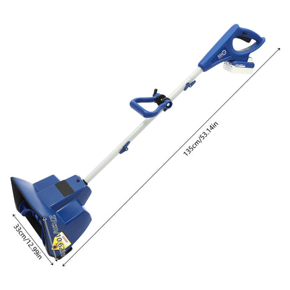 24V Cordless Snow Blower, 11" Clearing Width & 19.7ft Throw, 4.0Ah Battery for Driveways/Sidewalks, Lightweight 15.4lbs, 2500RPM