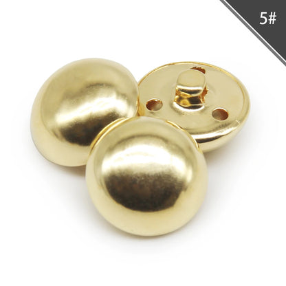 10pcs/lot 15/18/20/23/25mm vintage copper metal buttons garment overcoat sewing accessories buttons for clothing crafts DIY