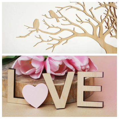 14pc Blank Plywood Unfinished Basswood Sheets for For Craft DIY Project Wood DIY Craft Accessories,