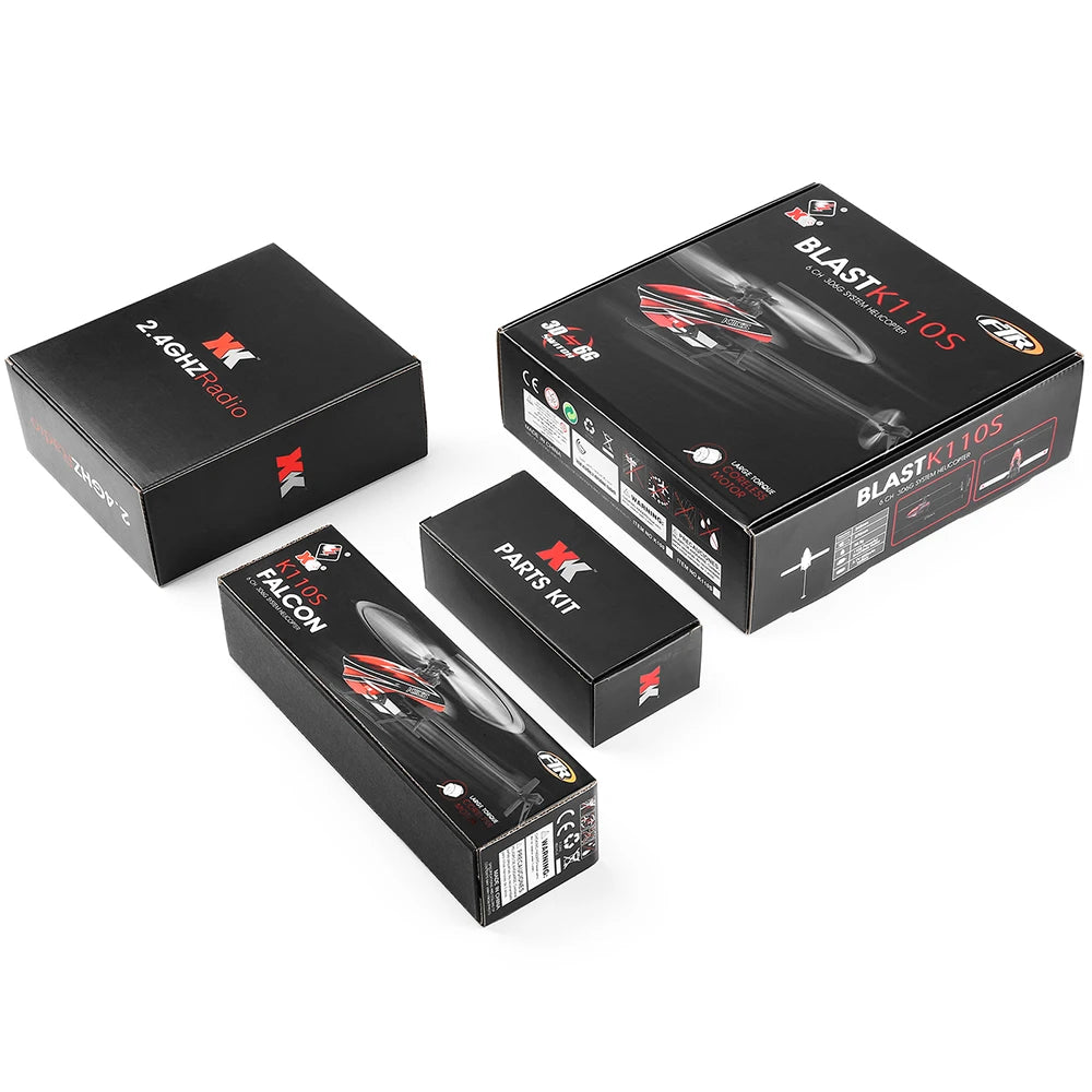Wltoys XK K110S 6CH 3D 6G System Remote Control Toy Brushless Motor 2.4G RC Helicopter BNF/RTF Compatible With FUTABA S-FHSS