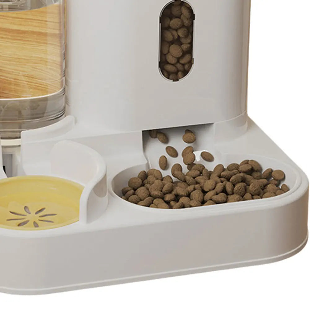 2 in 1 Automatic Gravity Pet Feeder Cat Food Feeder and Water Dispenser for Cats Feeding&Watering Supplies Pet Accessories
