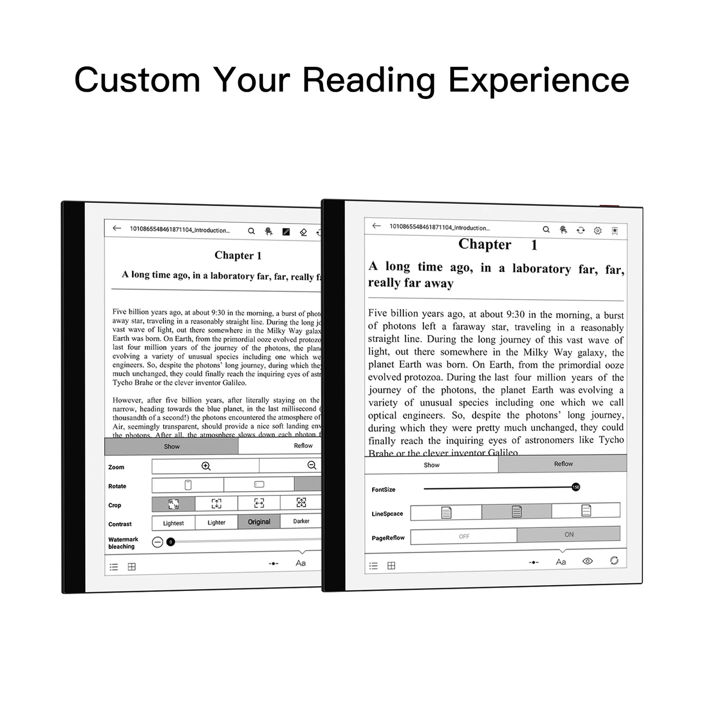 BIGME PocketNote Ebook Reader, 7-inch E-ink Screen ereader Tablet, Electronic Book e reader, support Google Play, kindle APP