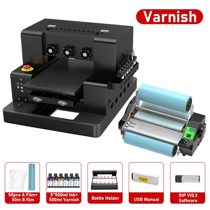 US EU Stock DTF Printer for Textile Printing A3 A4 UV Printer Epson L805 XP600 Direct to Film A3 A4 DTF T-shirt Printing Machine