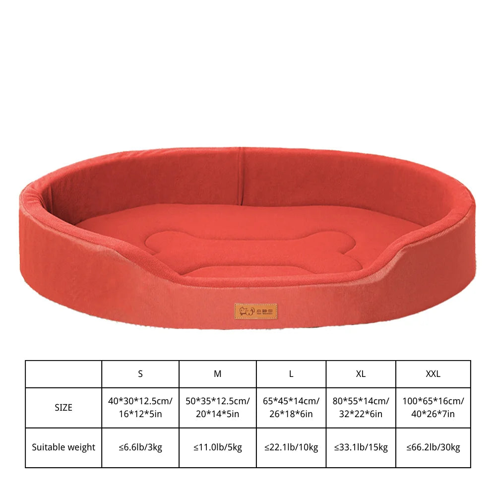 Waterproof Orthopedic Foam Dog Beds for Small Medium Large Dogs Durable Dog Sofa The Pet Bed Washable Removable Cover