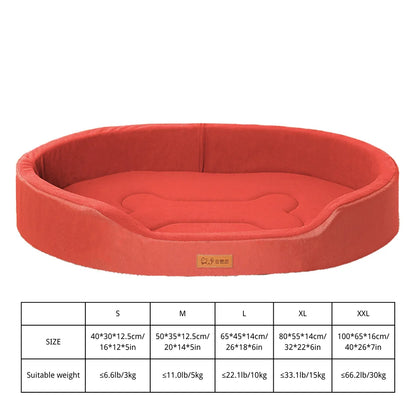 Waterproof Orthopedic Foam Dog Beds for Small Medium Large Dogs Durable Dog Sofa The Pet Bed Washable Removable Cover