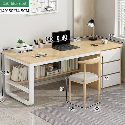 Drawers Study Office Desk Bedroom Student Setup Organizers European Computer Desk Floor Legs Mesa De Computador Modern Furniture