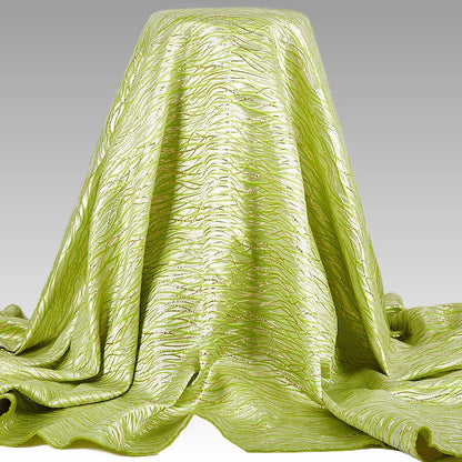 Luxury African Damask Jacquard Lace Fabric 2025 High Quality 5 Yards Nigerian Brocade Lace Fabric for Women Sewing Dress Party