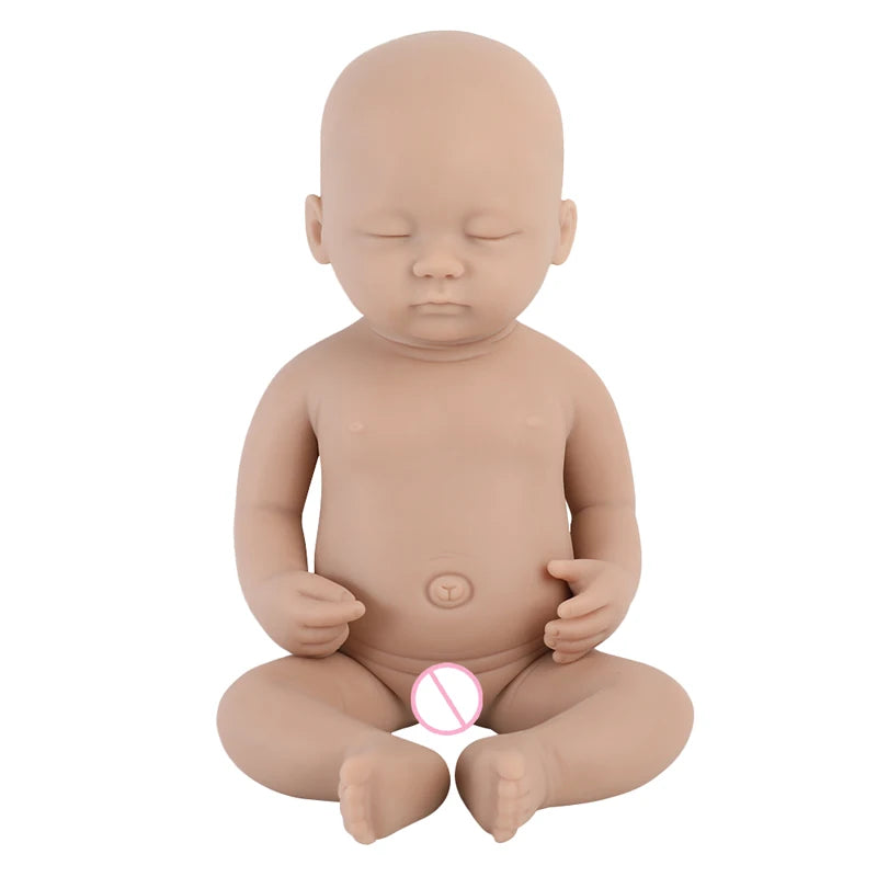 Authentic 100% Silicone Unpainted Reborn Baby Dolls Shipped from USA Warehouse Wholesale Realistic Baby Dolls for Kids Bebe Toys