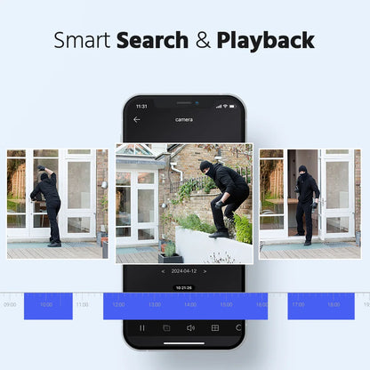 ANNK H.265+ 5MP Lite Ultra HD 8CH DVR CCTV Security System 4/8PCS Outdoor 5MP EXIR Night Vision Camera  Video Surveillance Kit