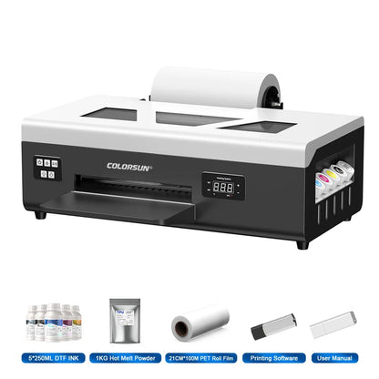 Colorsun A4 DTF Printer Impressora a4 dtf Printing Machine For Epson L805 Direct to Film DTF Printers For T-shirt Hoodies