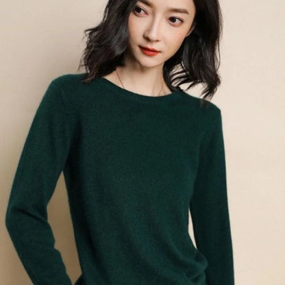 New Women Sweater O-neck Autumn Winter Basic Pullover Warm Casual Pulls Jumpers Korean Fashion Spring Knitwear Bottoming Shirt