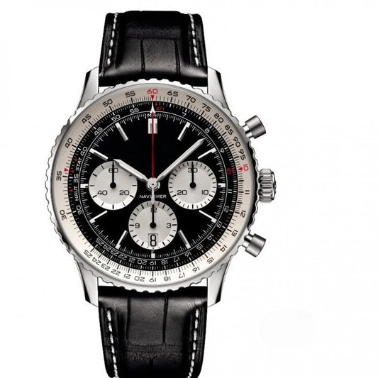 2026 Designer Luxury Watch Mens Business Quartz 6 Hands Genuine High Quality Wristwatch Stainless Steel Band Calendar Function