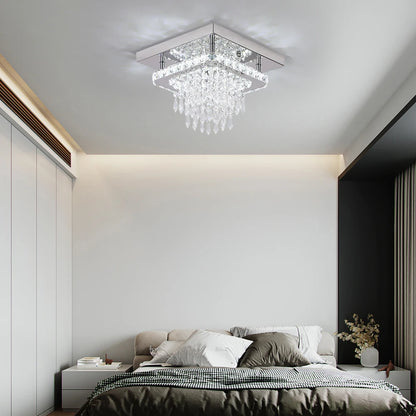 Modern Ceiling Light Led Crystal Chandelier Living Room Bedroom Lustre Aisle Luminaire Home Decor Pendant Lamp Hanging Fixture