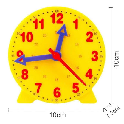 Children Montessori Clock Early Education Toys Hour Minute Second Cognition Colorful Clocks Toys Kids Time Teaching Aid