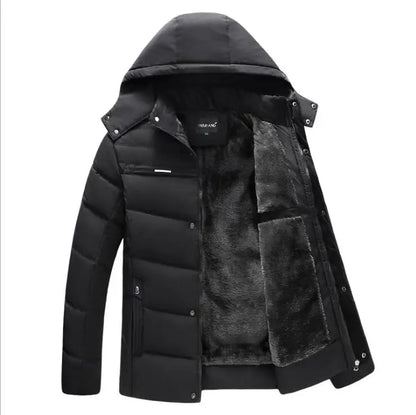New Winter Jacket Men -15 Degree Thicken Warm Men Parkas Hooded Fleece Man's Jackets Outwear Cotton Coat Parka Jaqueta Masculina