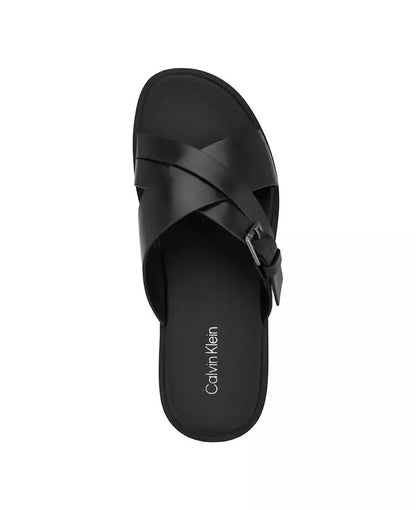 Calvin Klein | Men's Elon Casual Slip-On Flat Sandals