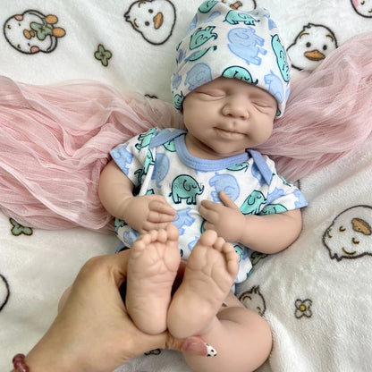Handmade 19Inch Pascale Platinum Silicone Reborn Baby Boy Unpainted & Painted Washable Doll Gift for Doll Lovers Collector