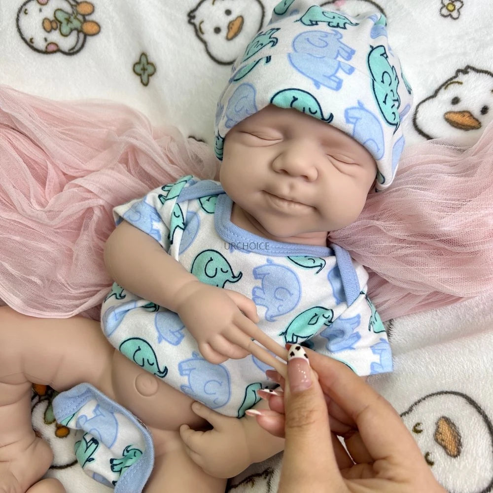 Handmade 19Inch Pascale Platinum Silicone Reborn Baby Boy Unpainted & Painted Washable Doll Gift for Doll Lovers Collector