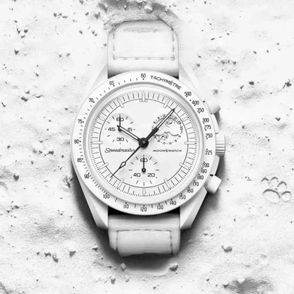 2025 Men's Moon Phase Quartz Chronograph Watch - 6-Hand Celestial Dial, Waterproof Luminous, Gift Box, Hot Sale Free Shipping