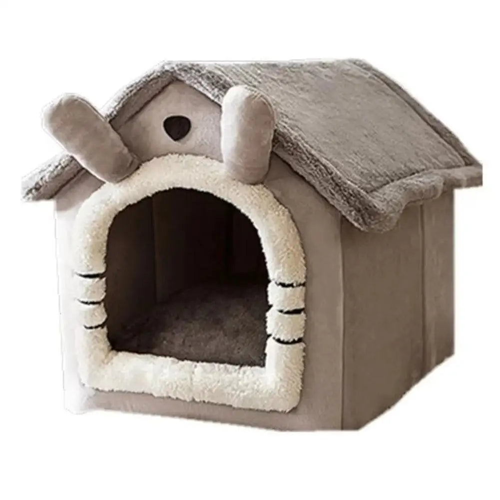 Thickened Pet Warm House Cat And Dog House Winter Warm Universal For All Seasons Detachable And Washable Cute New Comfortab G4R0