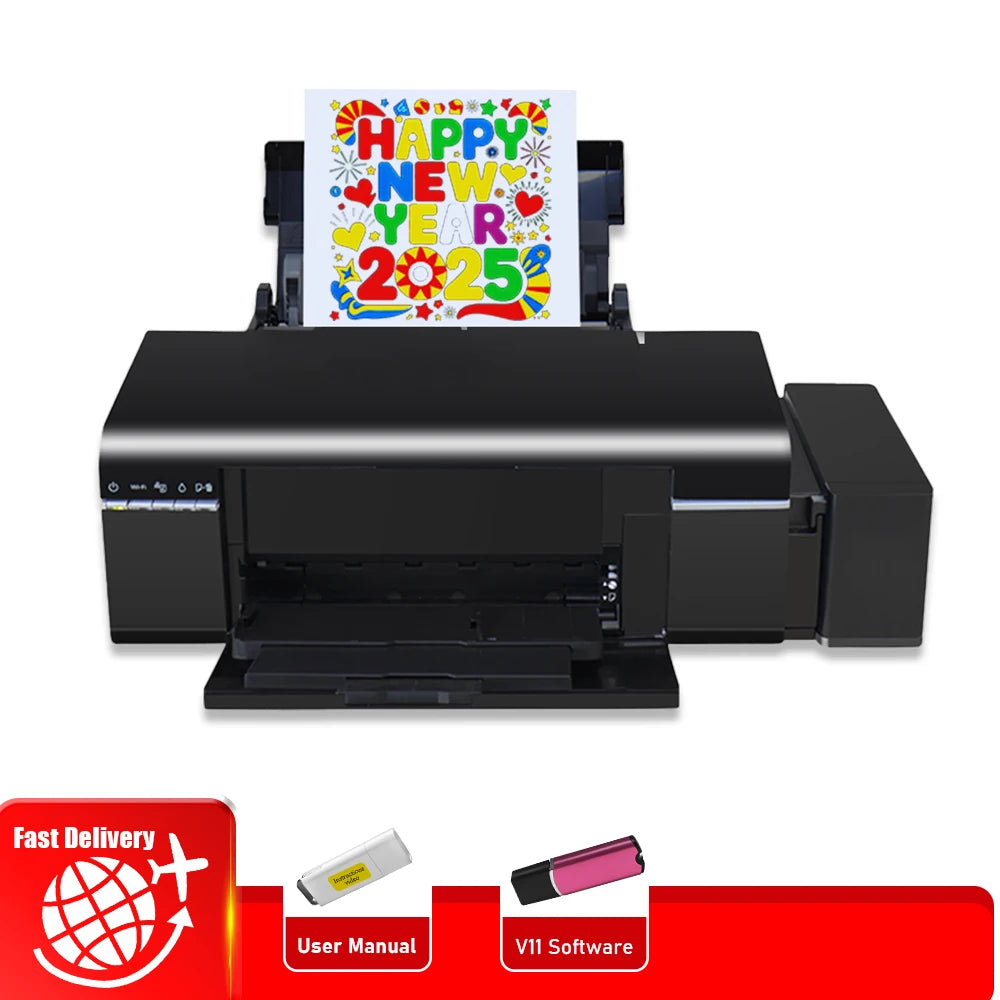 A4 DTF Printer L805 a4 dtf transfer printer for Epson l805 dtf printer bundle A4 t shirt printing machine with A4 dtf oven kits