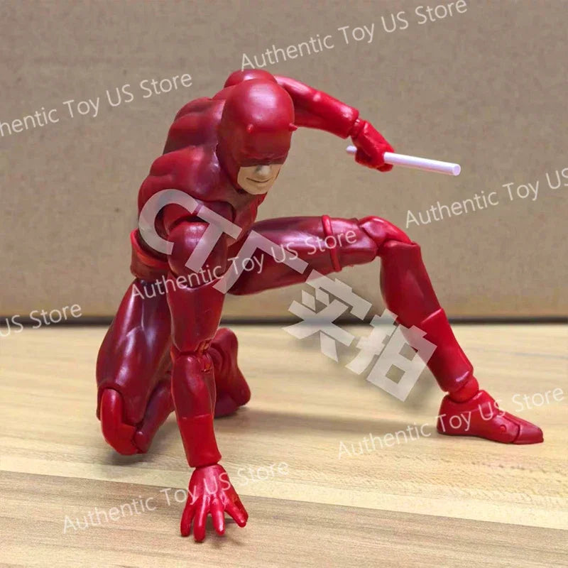 Original Ct Toys Daredevil Mafex 223 Comic Version Figure SHF Anime Action Figurine Statue Model Custom Gifts Kids Toys