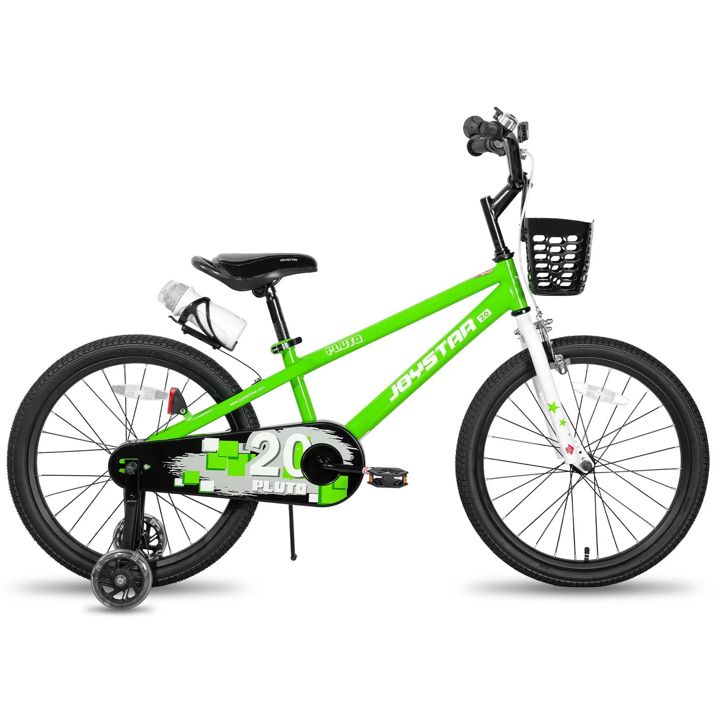 JOYSTAR 12 14 16 18 20 Inch Kids Bike with Light Up Training Wheels, Kids' Bicycle for Boys Girls Age 3-12 Years, Children Bikes