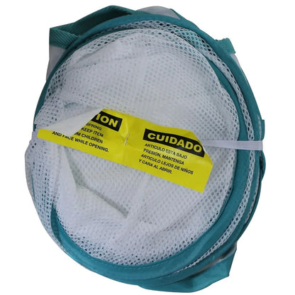 4 Pack Collapsible Pop Up Laundry Hamper Mesh Basket Ventilated Heavy Duty Carry Handles Storage Solution Clothes Toys Household