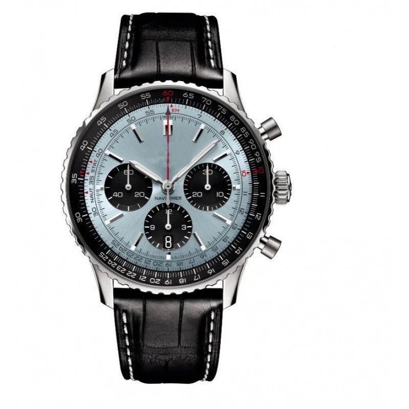 2026 Designer Luxury Watch Mens Business Quartz 6 Hands Genuine High Quality Wristwatch Stainless Steel Band Calendar Function