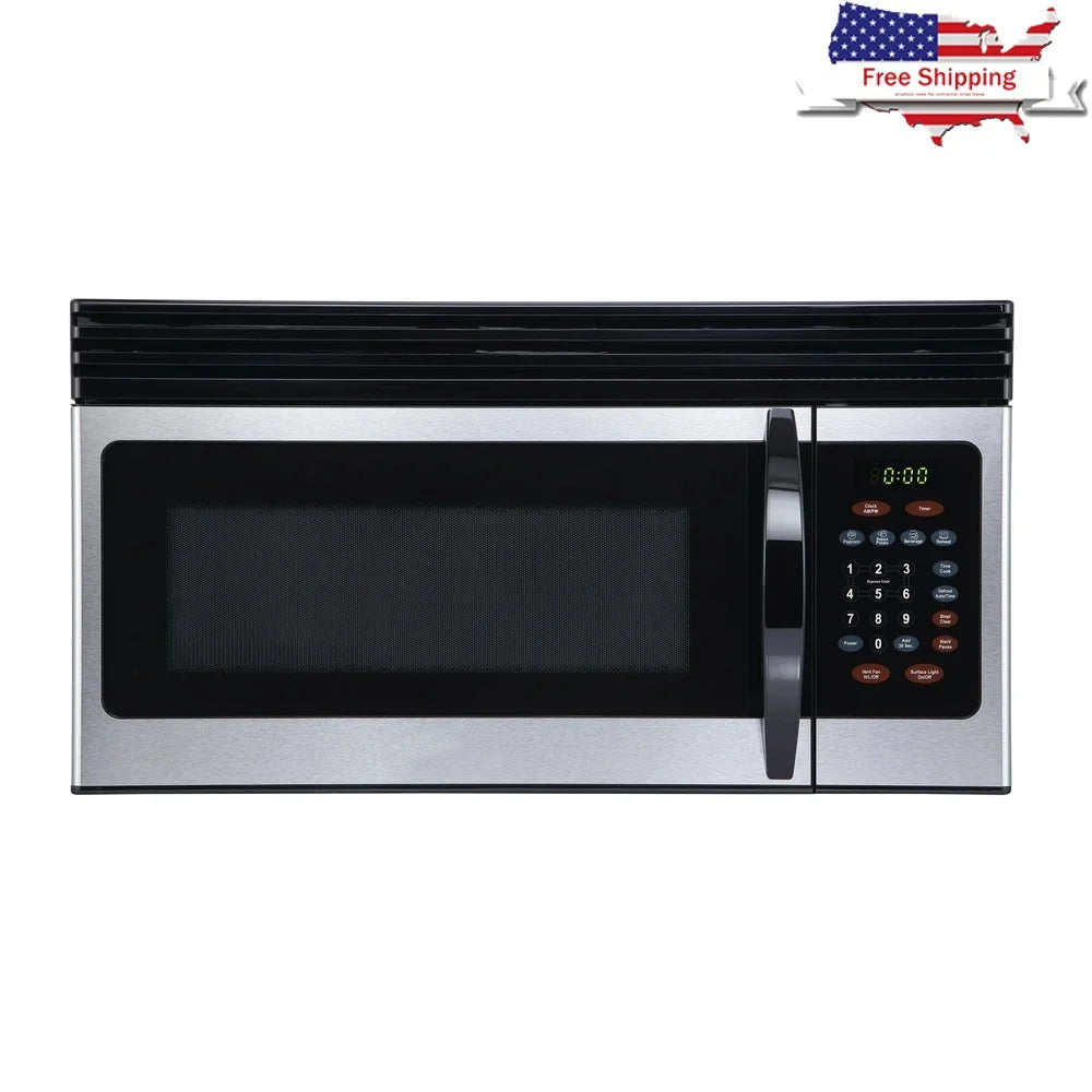 1.6 Cu Ft Microwave Oven Inverter Technology Stainless Steel Digital Display Sensor Cooking Auto Defrost Timer
