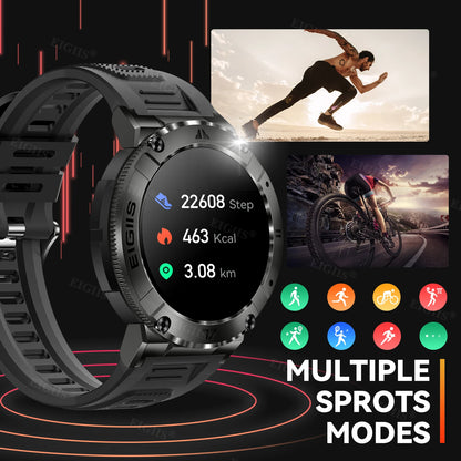LaNikar Smart Watch Men TFT Display Bluetooth Call Blood Pressure Sport Fitness Health Monitor Custom Dial Waterproof Smartwatch